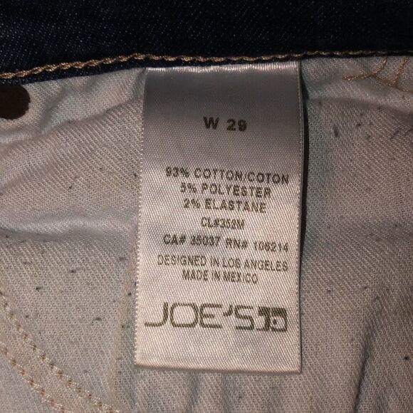 joe’s 29x32 Inseam Blue Lindz Straight Distressed Pockets Designer Jeans - Picture 12 of 16